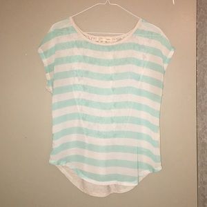Rewind sheer/lacy top
